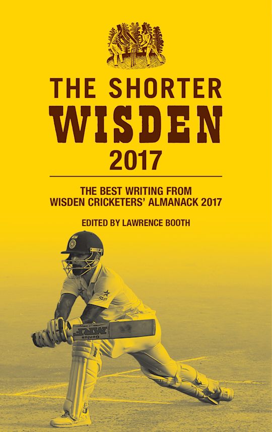 Wisden Cricketers' Almanack 2017 cover