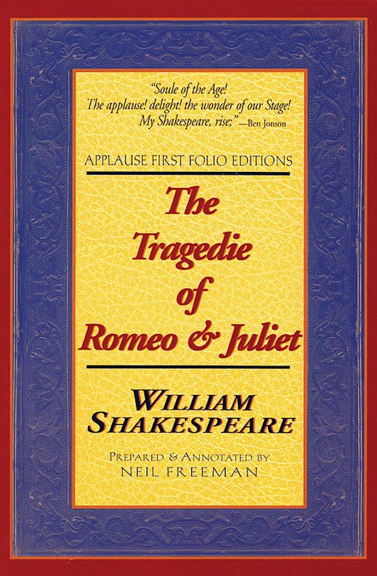 The Tragedie of Romeo & Juliet cover