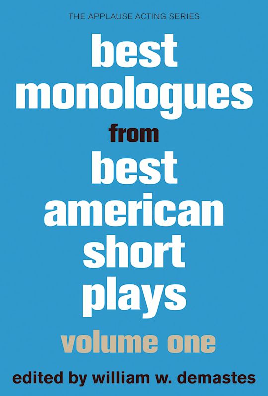 Best Monologues from Best American Short Plays cover