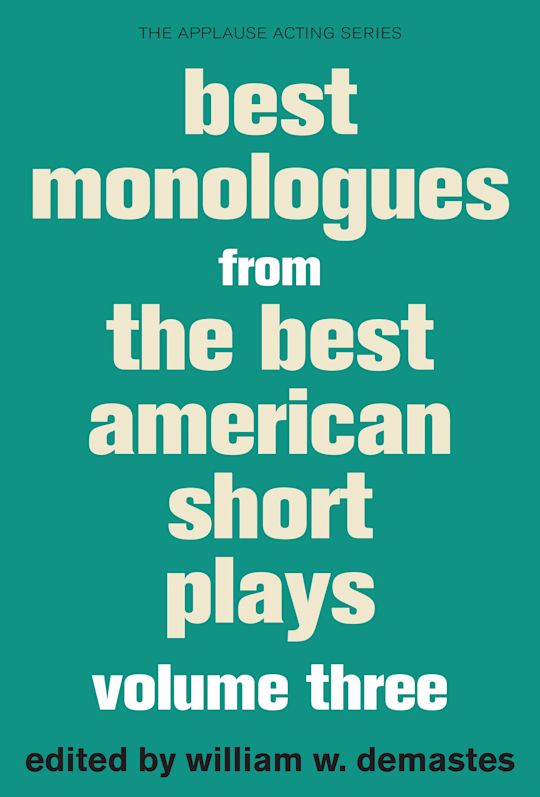 Best Monologues from The Best American Short Plays cover