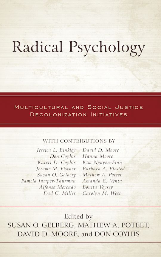 Radical Psychology cover