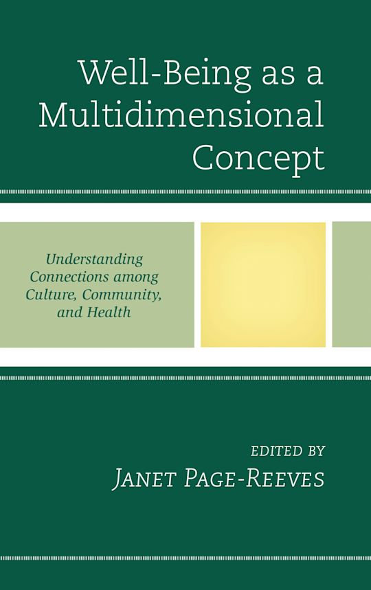 Well-Being as a Multidimensional Concept cover