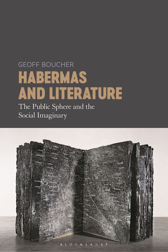 Habermas and Literature cover