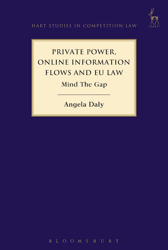 Private Power, Online Information Flows and EU Law cover