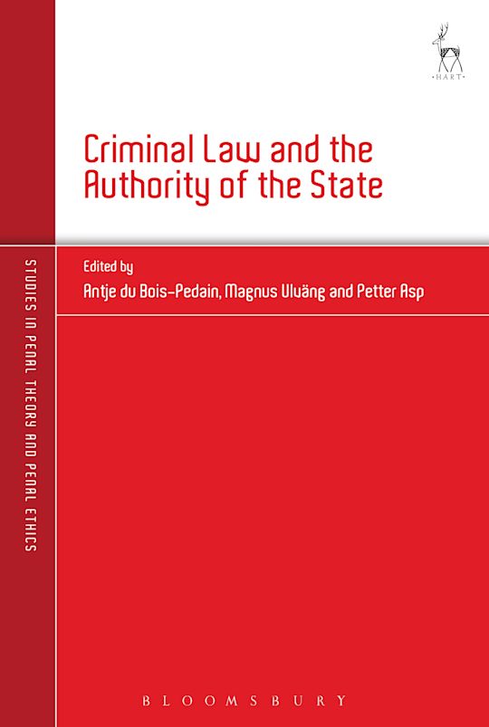 Criminal Law and the Authority of the State cover