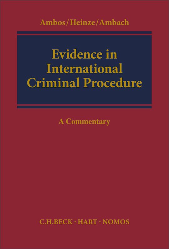 Evidence in International Criminal Procedure cover