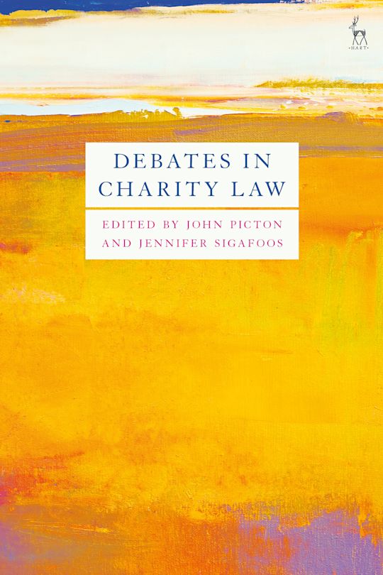 Debates in Charity Law cover