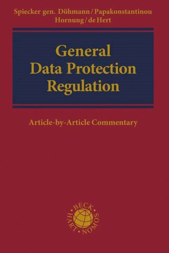 General Data Protection Regulation cover