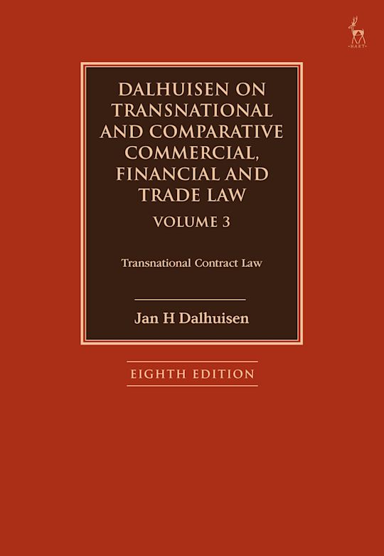 Dalhuisen on Transnational and Comparative Commercial, Financial and Trade Law Volume 3 cover