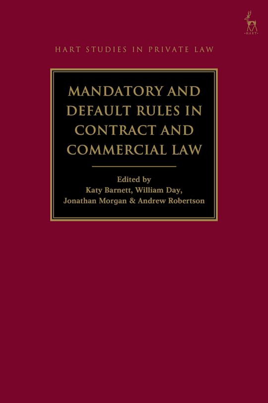 Mandatory and Default Rules in Contract and Commercial Law cover
