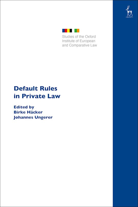 Default Rules in Private Law cover