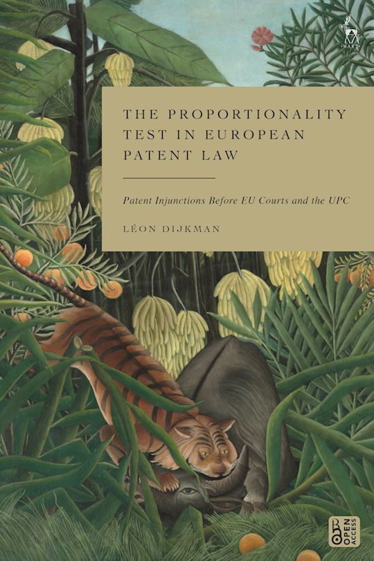 The Proportionality Test in European Patent Law cover