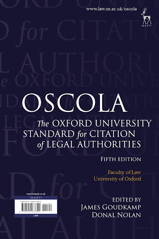 OSCOLA cover
