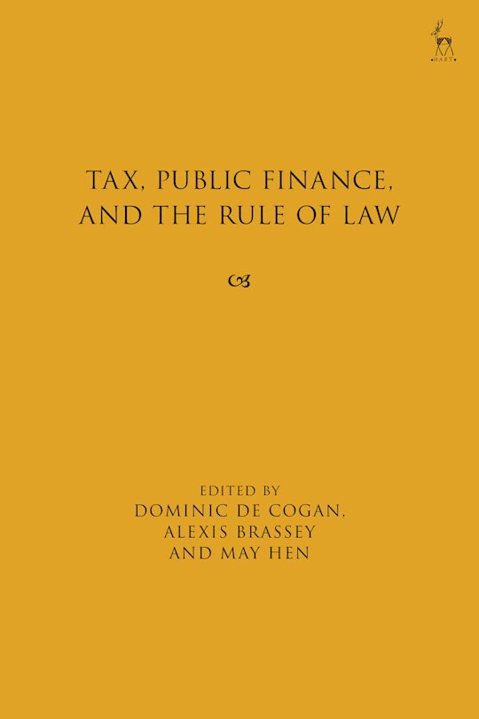 Tax, Public Finance, and the Rule of Law cover