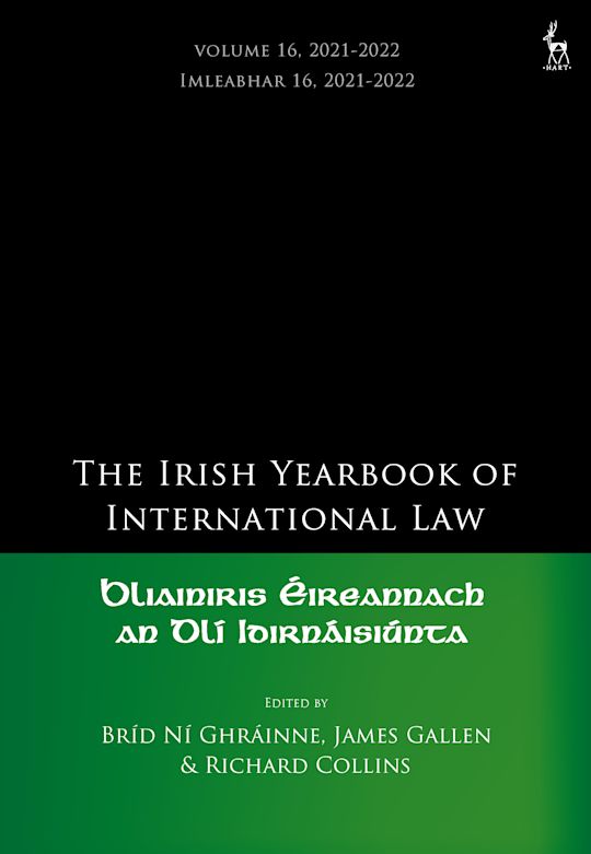 The Irish Yearbook of International Law, Volume 16, 2021-2022 cover