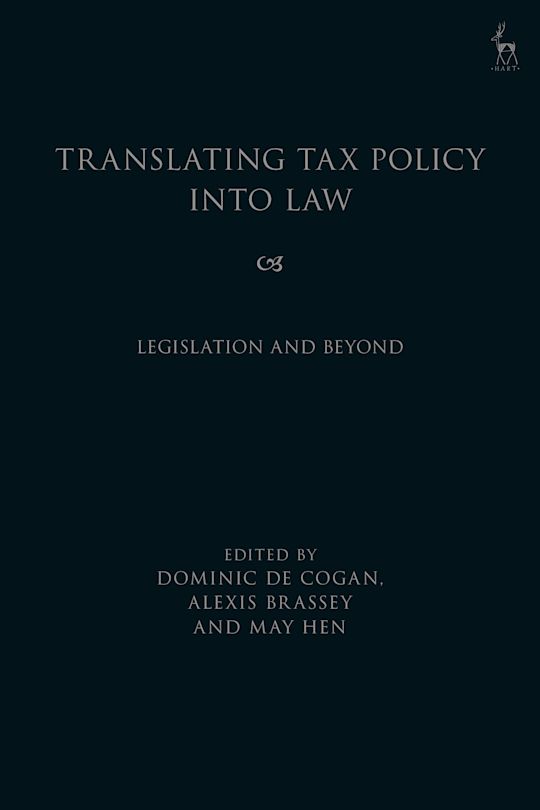 Translating Tax Policy into Law cover
