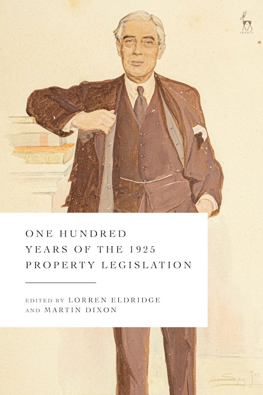 One Hundred Years of the 1925 Property Legislation cover