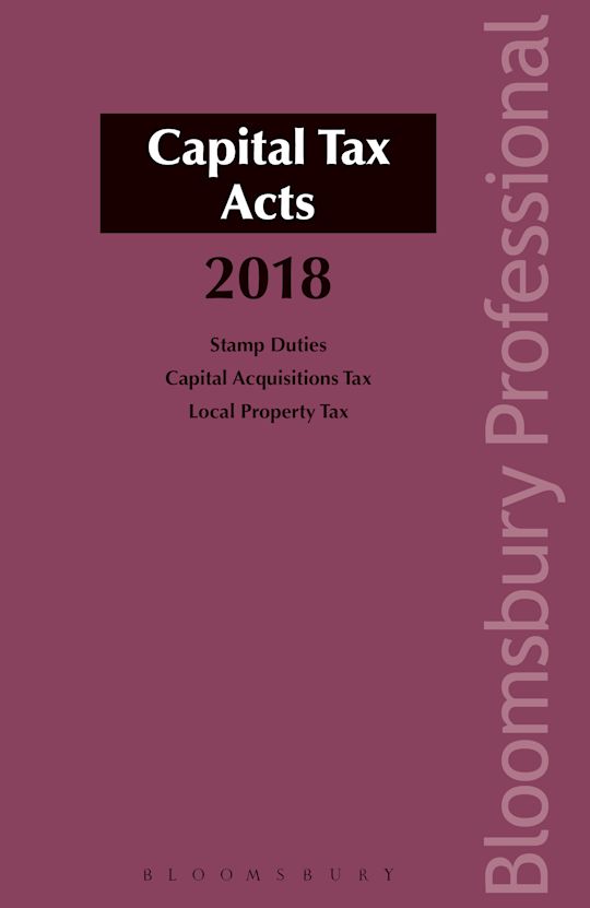 Capital Tax Acts 2018 cover