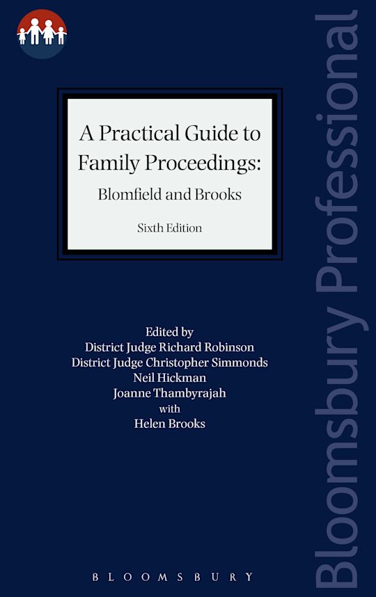 A Practical Guide to Family Proceedings: Blomfield and Brooks cover