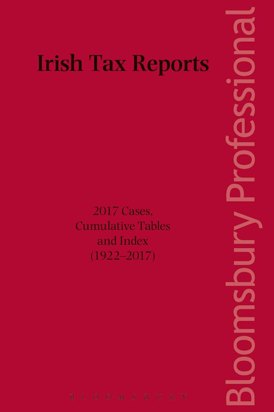 Irish Tax Reports 2017 cover