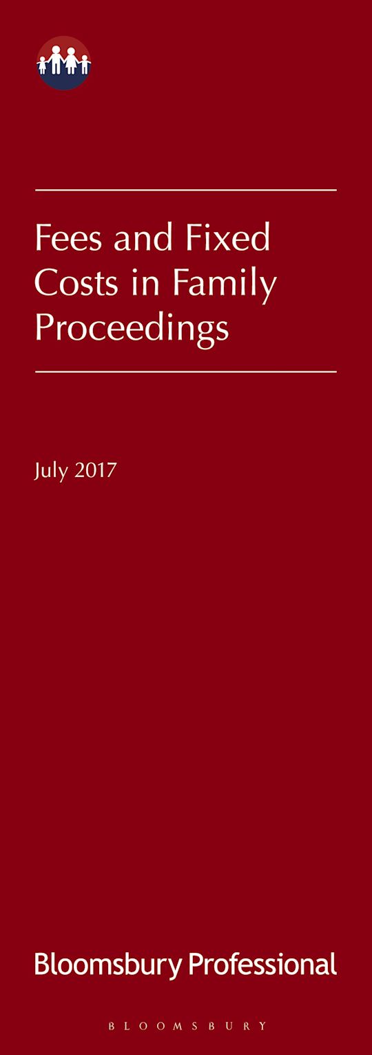Lawyers' Costs and Fees: Fees and Fixed Costs in Family Proceedings cover