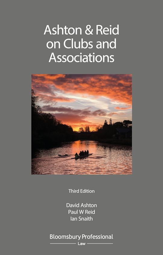 Ashton & Reid on Clubs and Associations cover