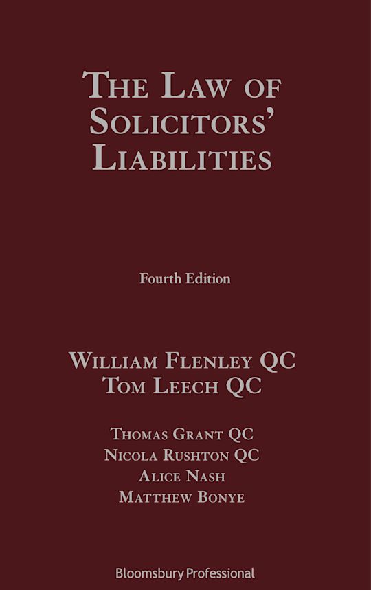 The Law of Solicitors’ Liabilities cover