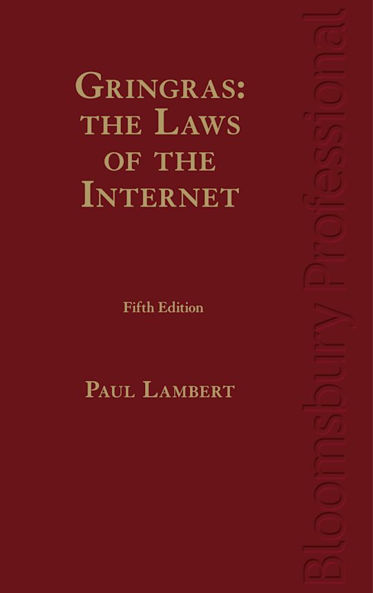Gringras: The Laws of the Internet cover