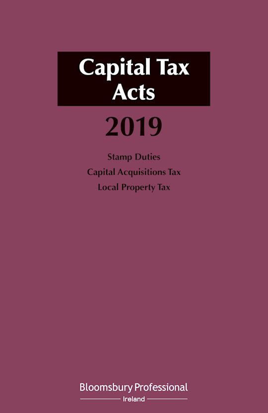 Capital Tax Acts 2019 cover