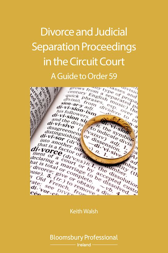 Divorce and Judicial Separation Proceedings in the Circuit Court cover