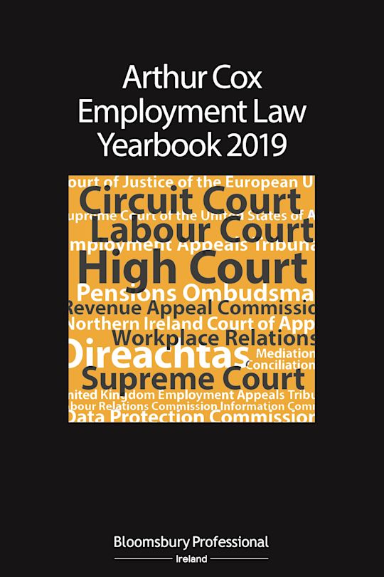 Arthur Cox Employment Law Yearbook 2019 cover