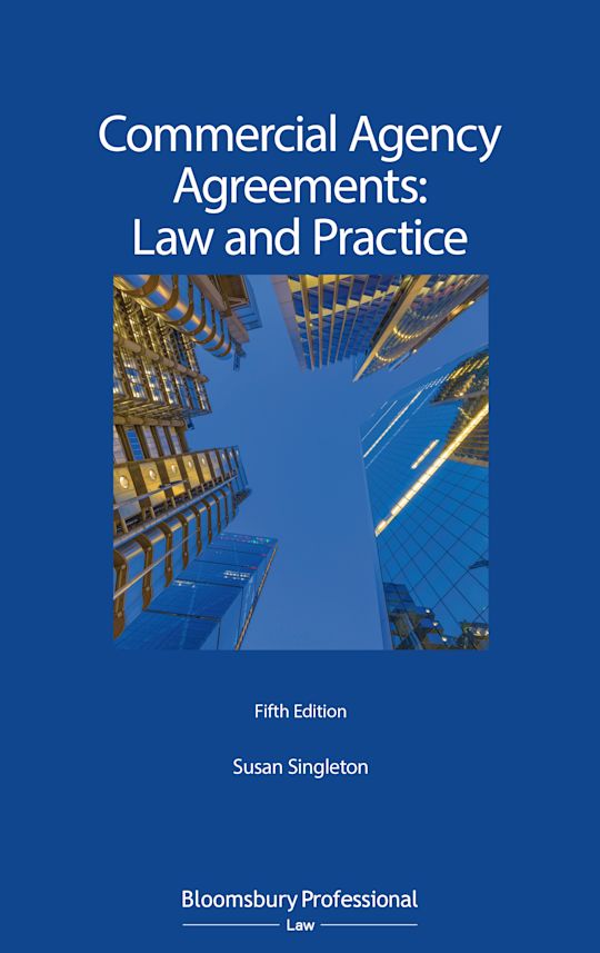 Commercial Agency Agreements: Law and Practice cover