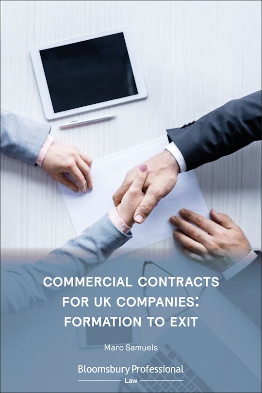 Commercial Contracts for UK Companies: Formation to Exit cover