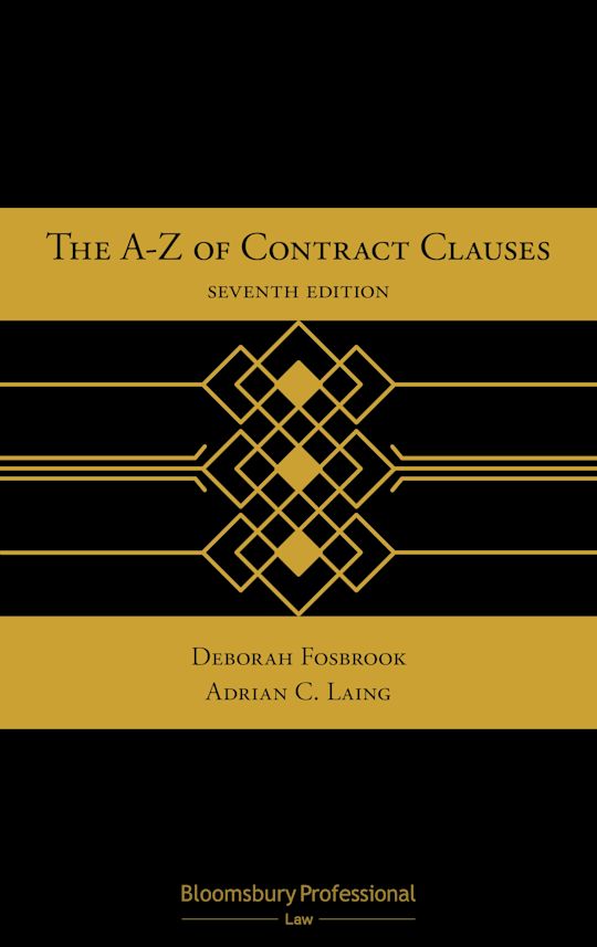The A-Z of Contract Clauses cover