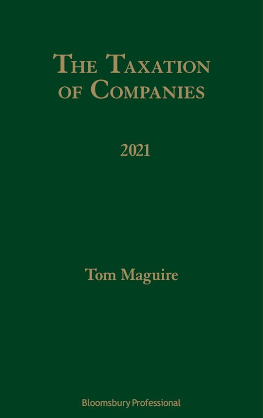 The Taxation of Companies 2021 cover