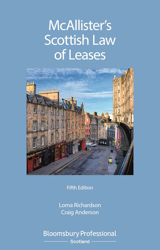 McAllister's Scottish Law of Leases cover