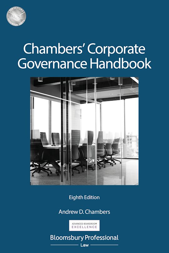 Chambers' Corporate Governance Handbook cover