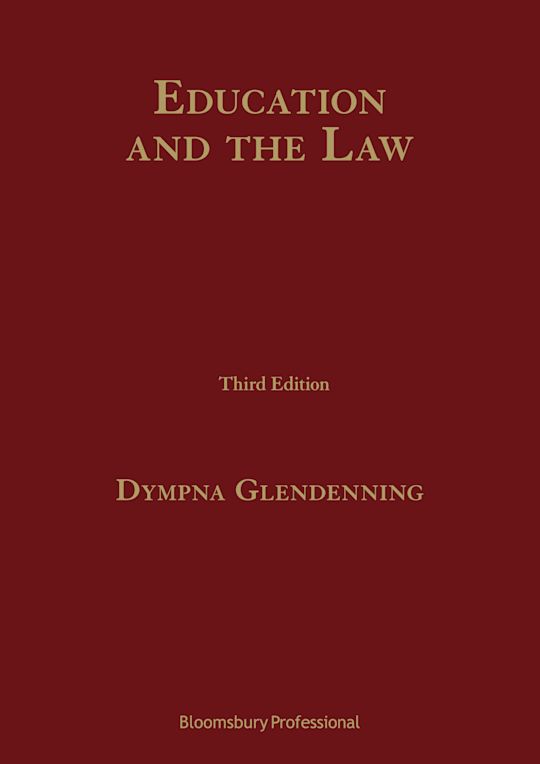 Education and the Law cover
