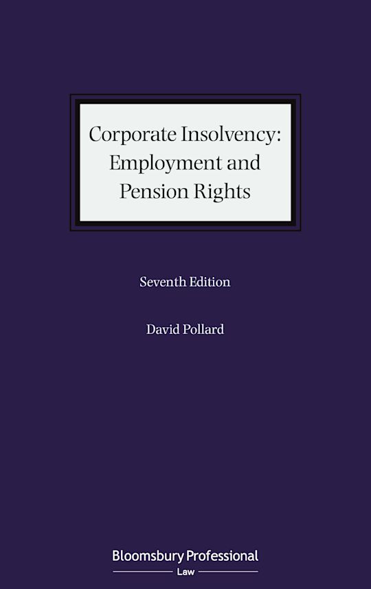 Corporate Insolvency: Employment and Pension Rights cover