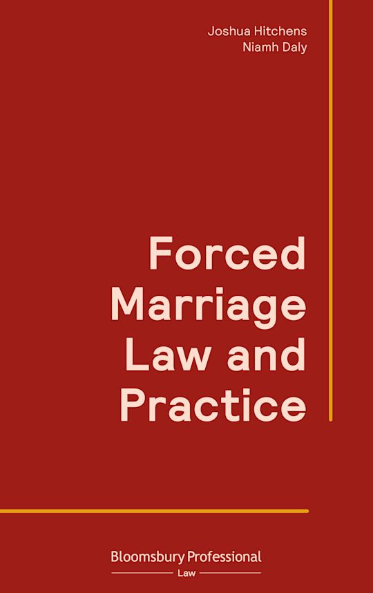 Forced Marriage Law and Practice cover