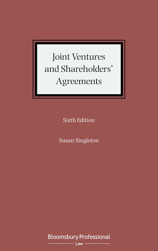 Joint Ventures and Shareholders' Agreements cover