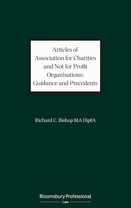 Articles of Association for Charities and Not for Profit Organisations: Guidance and Precedents cover