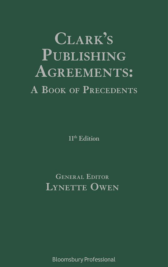 Clark's Publishing Agreements: A Book of Precedents cover