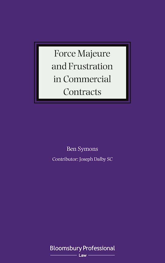 Force Majeure and Frustration in Commercial Contracts cover