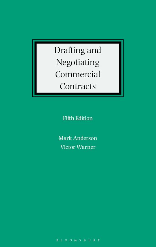 Drafting and Negotiating Commercial Contracts cover