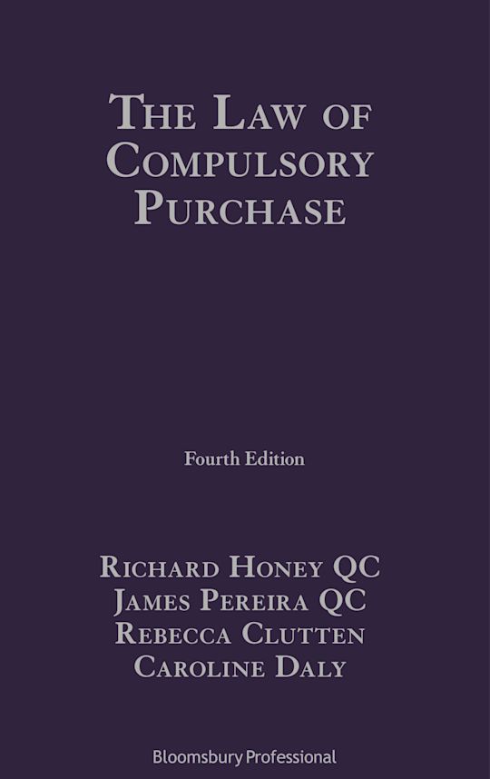 The Law of Compulsory Purchase cover