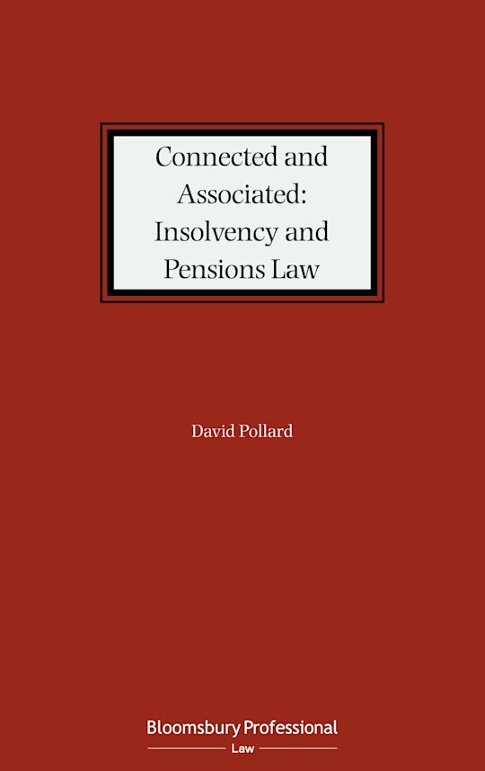 Connected and Associated: Insolvency and Pensions Law cover
