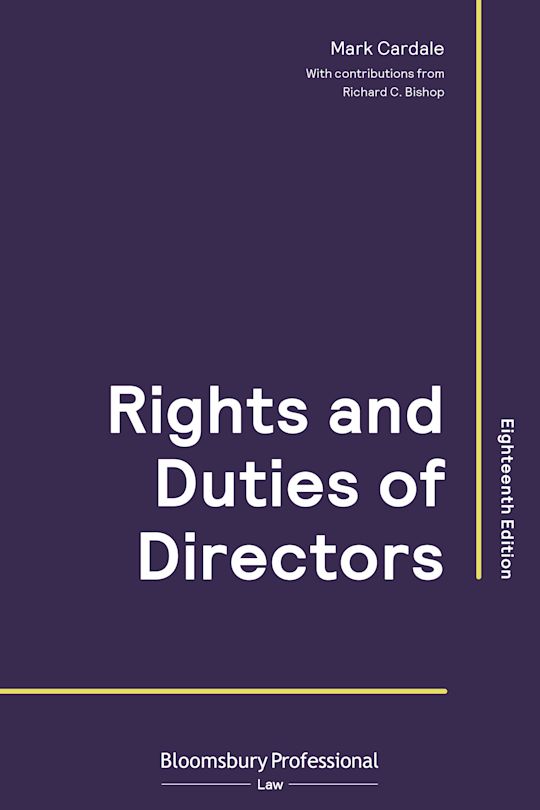 Rights and Duties of Directors cover