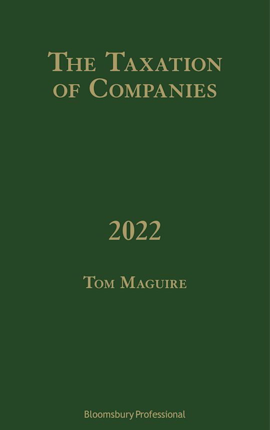 The Taxation of Companies 2022 cover