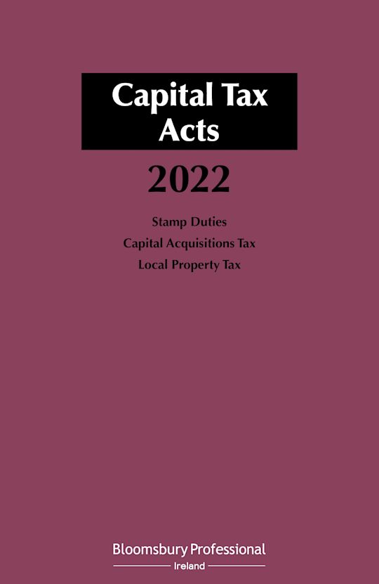 Capital Tax Acts 2022 cover
